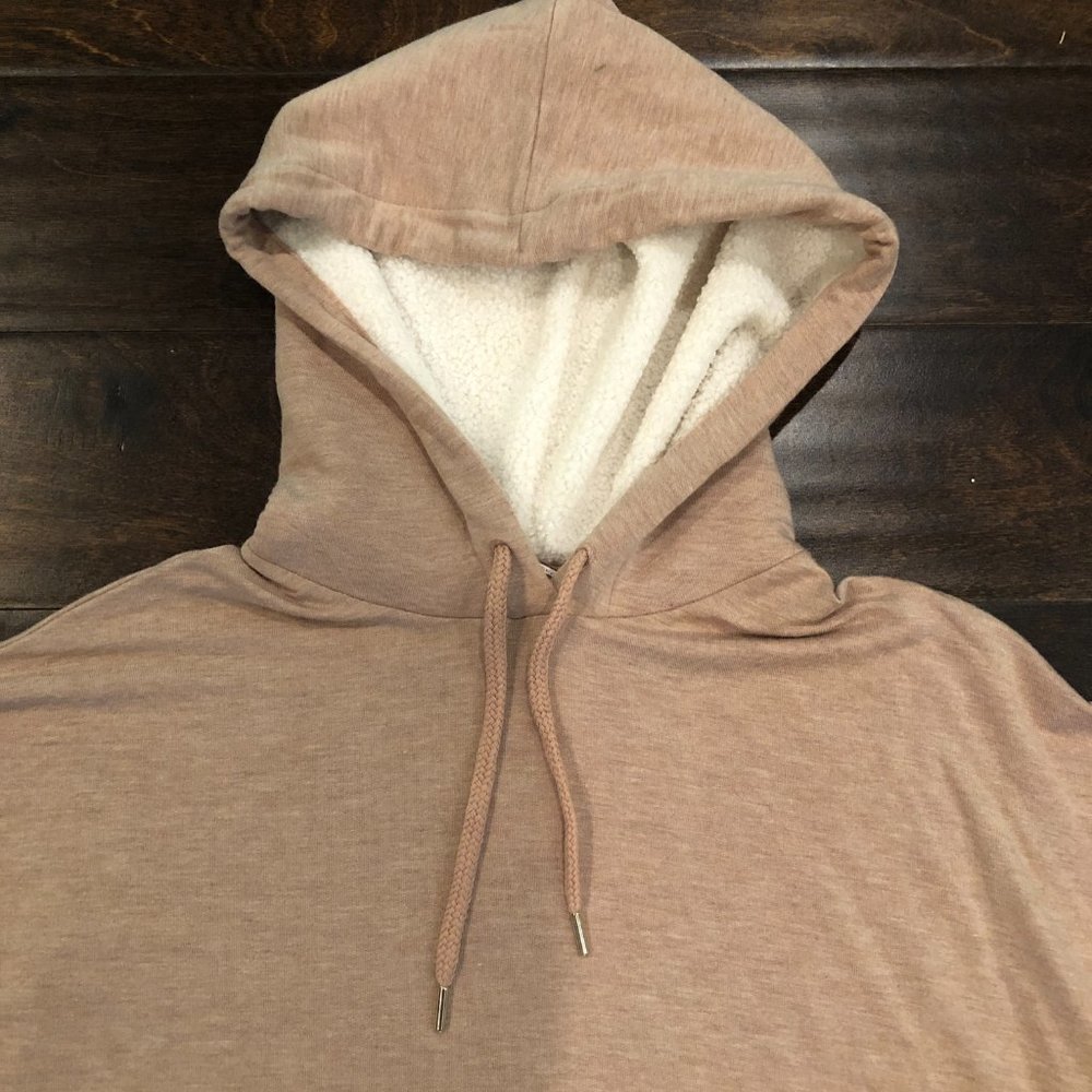 NEW Victoria's Secret Modal Terry Hoodie Beige Small - Picture 4 of 15